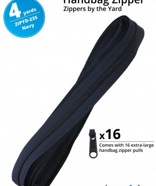 Zipper Tape- 4 Yards with Pulls