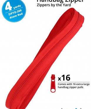 Zipper Tape- 4 Yards with Pulls
