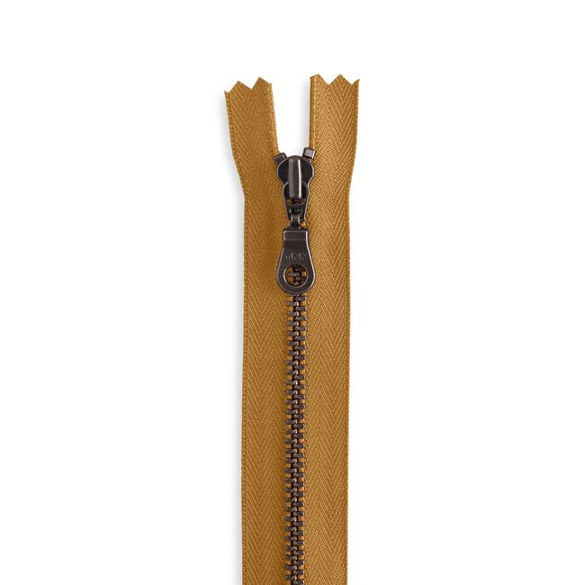 4" Antique Brass Donut Pull Bag Zipper