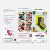 Base Doodle Toe-up Socks - Fingering