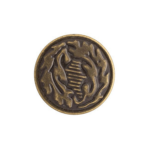 Oak Leaf Jean Tack Metal Buttons