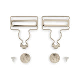 Overall Buckle with No-Sew Buttons 1 5/8"