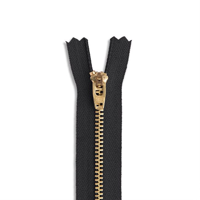 Brass Jean Zipper