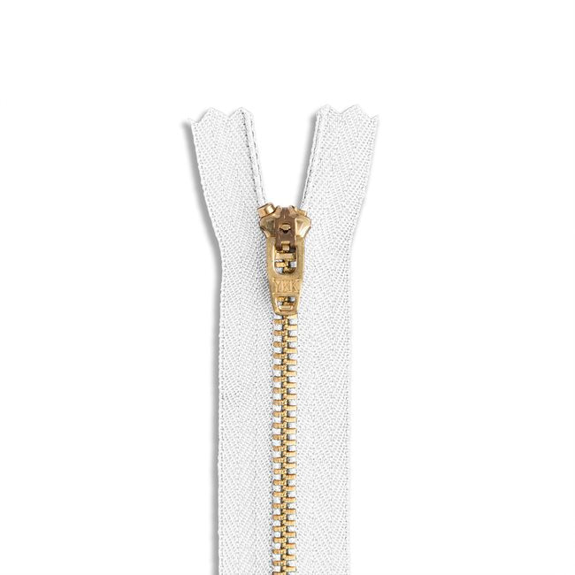 Brass Jean Zipper