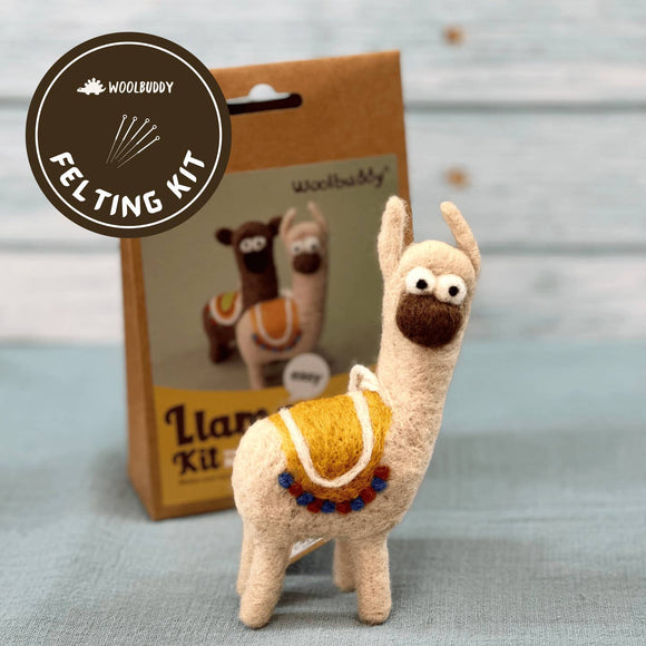 Llama Needle Felting Kit