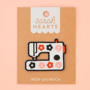 Sarah Hearts Iron-On Patches