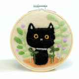Mystic Garden Whiskers Painting with Wool Needle Felting Kit