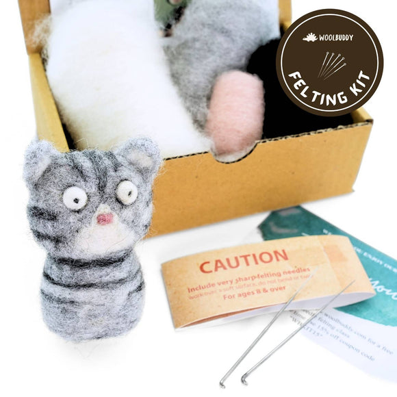 Cat Needle Felting Kit