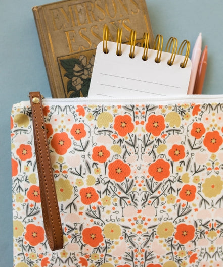 Gingiber Peppy Petals Pouch