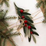 Holiday Greenery Mini Needle Felting Kit