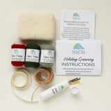 Holiday Greenery Mini Needle Felting Kit