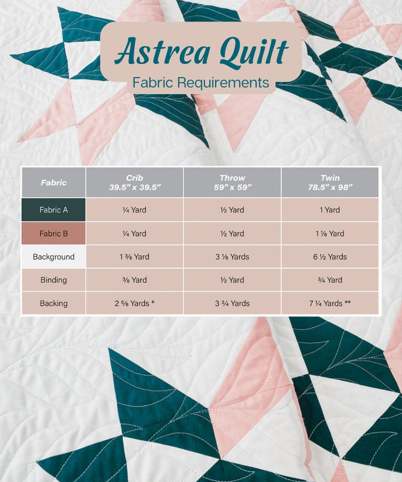 Astrea Quilt Pattern