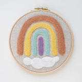 Modern Rainbow Needle Felting Kit