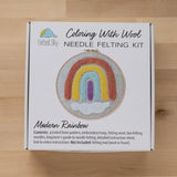 Modern Rainbow Needle Felting Kit