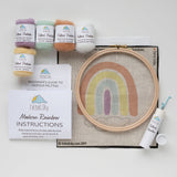 Modern Rainbow Needle Felting Kit