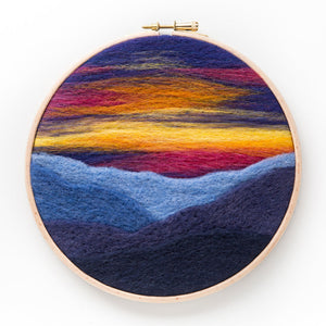 Mountain Sunset Needle Felting Kit