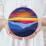 Mountain Sunset Needle Felting Kit