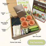 Cactus Needle Felting Kit