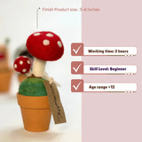 Mushroom Needle Felting Kit