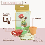 Mushroom Needle Felting Kit