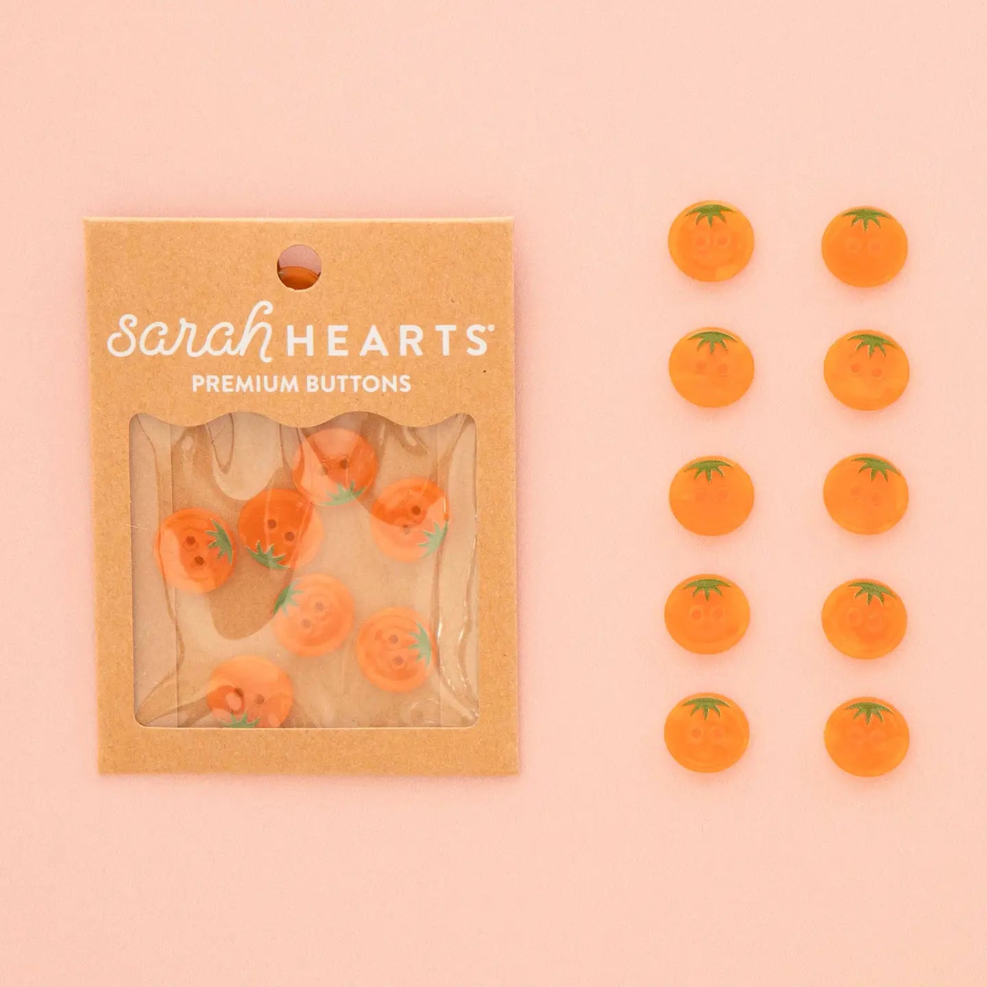 Orange Heirloom Tomato Buttons