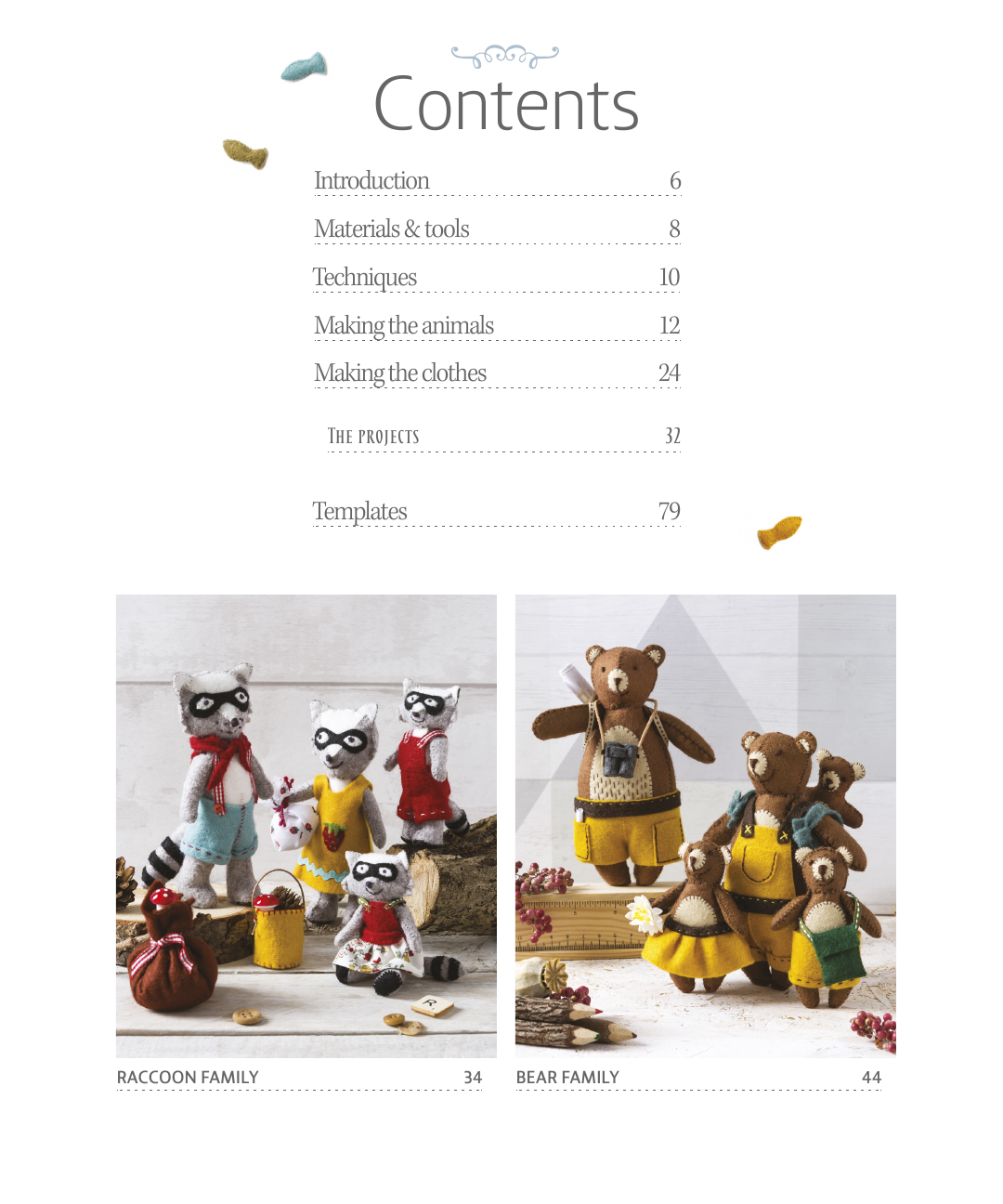 Felt Animal Families