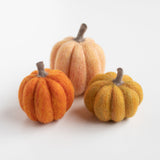 Pumpkin Trio Mini Needle Felting Kit