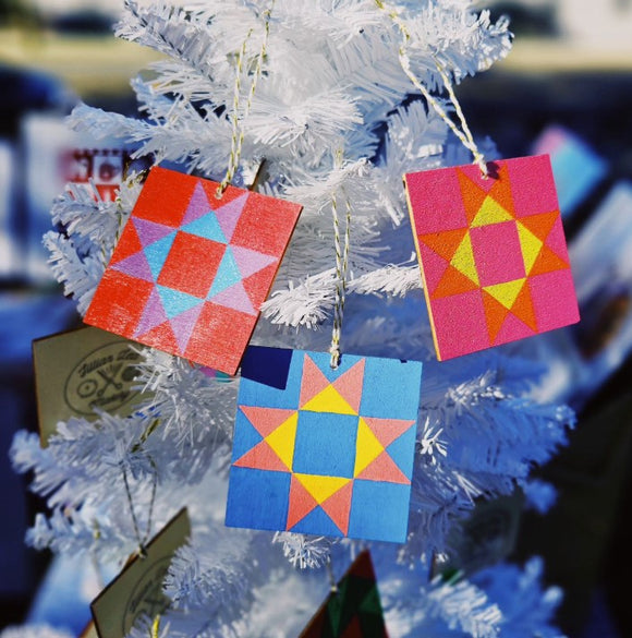 Quilt Star Ornament