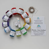 Rainbow Heart Garland Needle Felting Kit