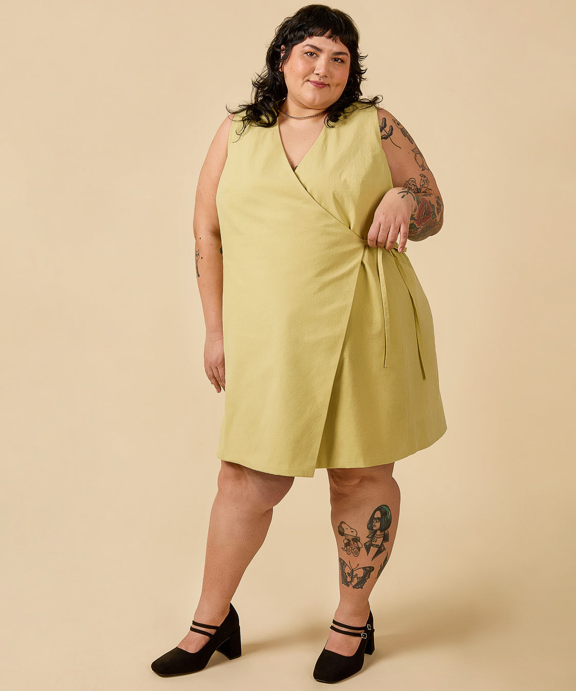 Aylin Wrap Dress + Vest 