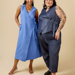 Aylin Wrap Dress + Vest 