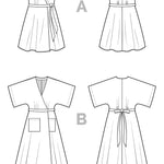 Elodie Wrap Dress Pattern