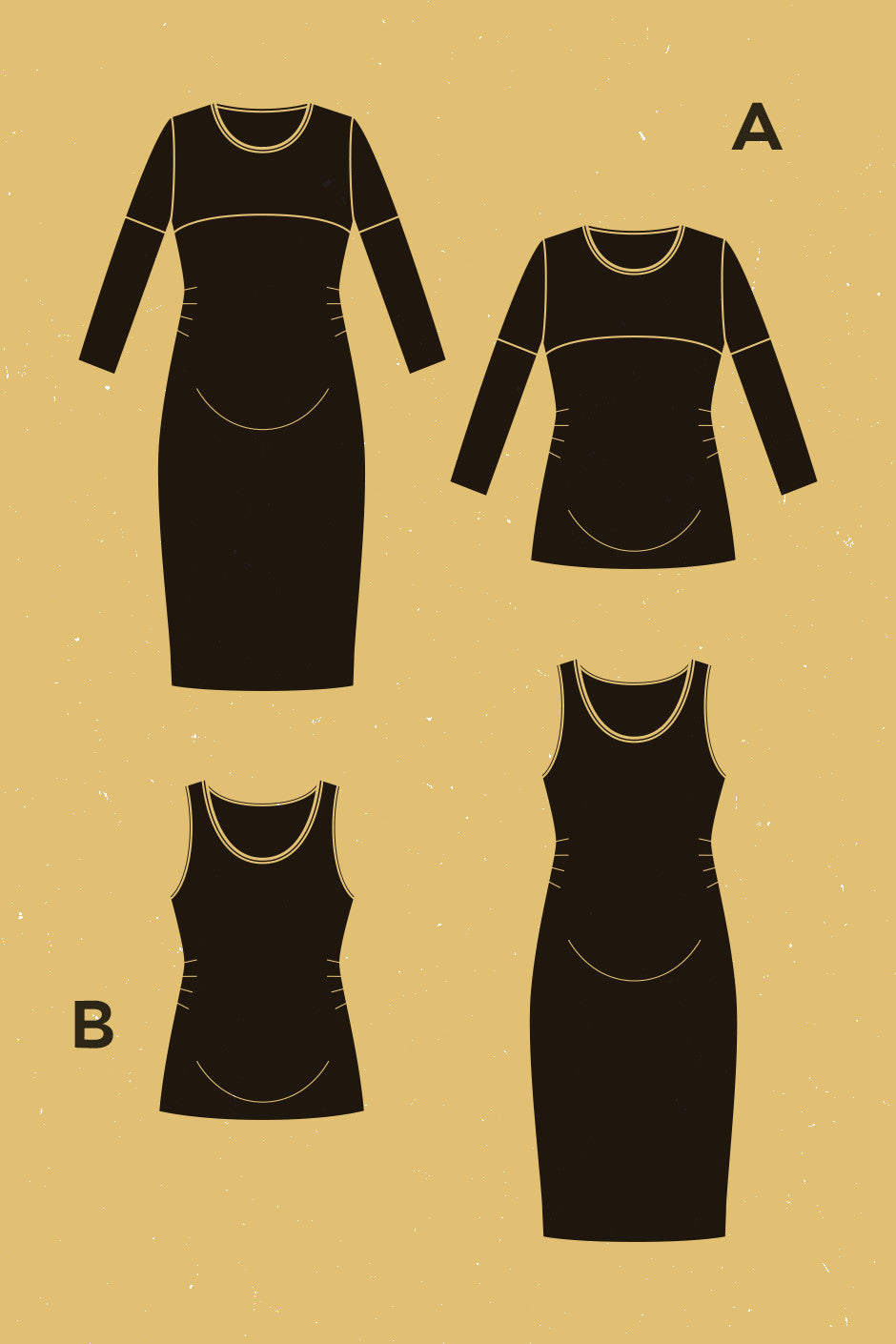 Givre Maternity Dress + T-shirt Pattern