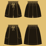 Goji Shorts + Skirt Pattern