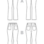 Jude Flare Jeans Pattern
