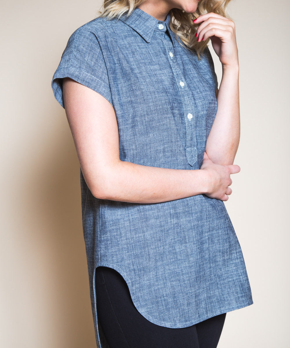 Kalle Shirt + Shirtdress Pattern