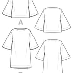 Marine Knit Top + Dress Pattern