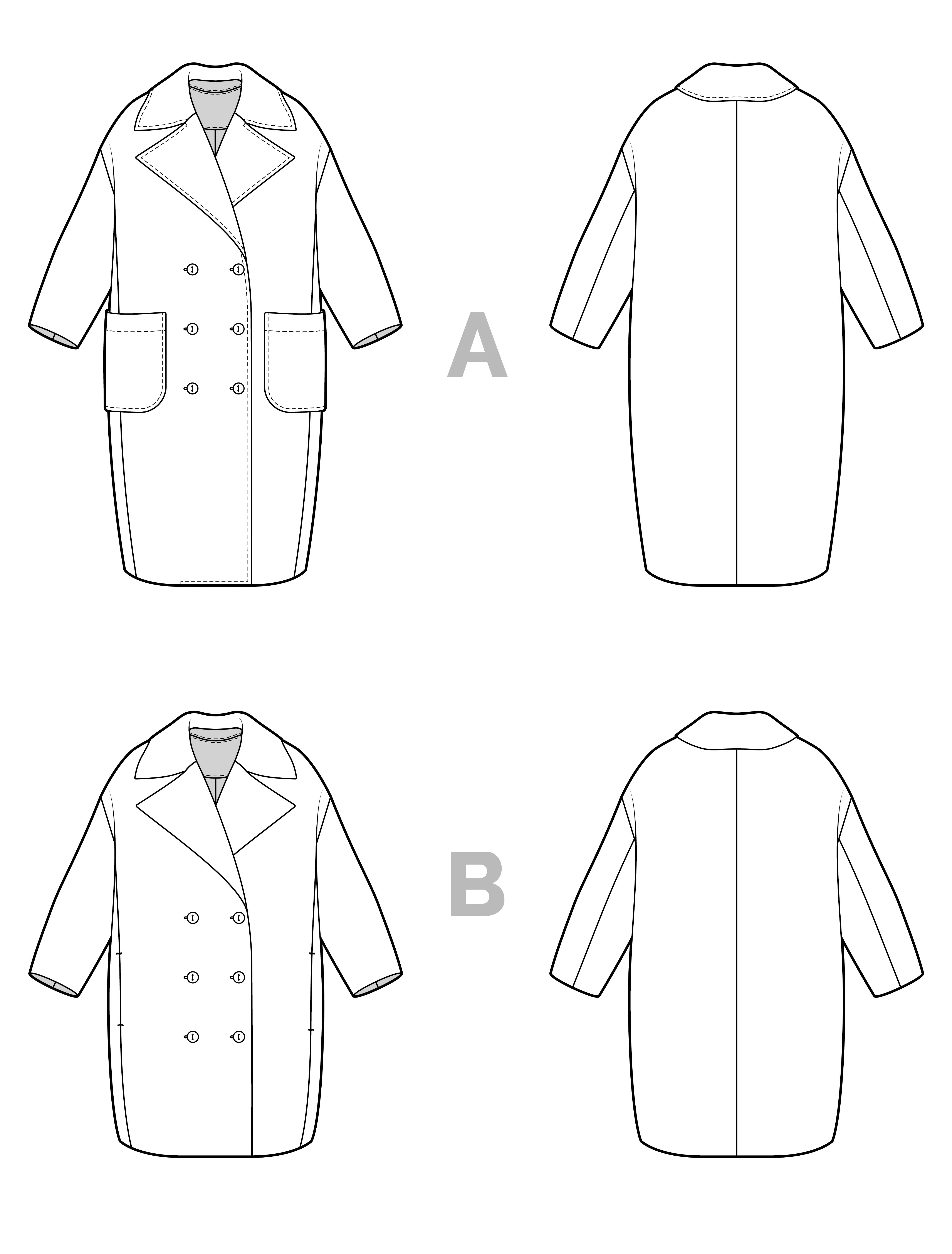 Phoebe Coat Pattern