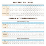 Ruby Vest Sewing Pattern