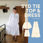 Syd Tie Top & Dress Sewing Pattern