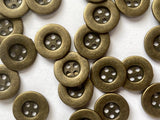 Simple Metal Buttons- 18 mm