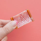 Thread Spool Mini Hair Claw Clip