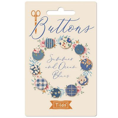Tilda Creating Memories Summer Buttons 10 & 12 mm