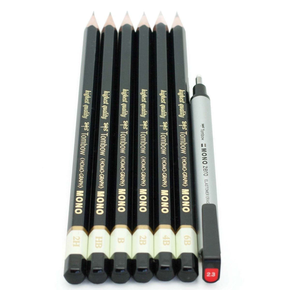 Tombow Mono Drawing Pencil And Eraser Set