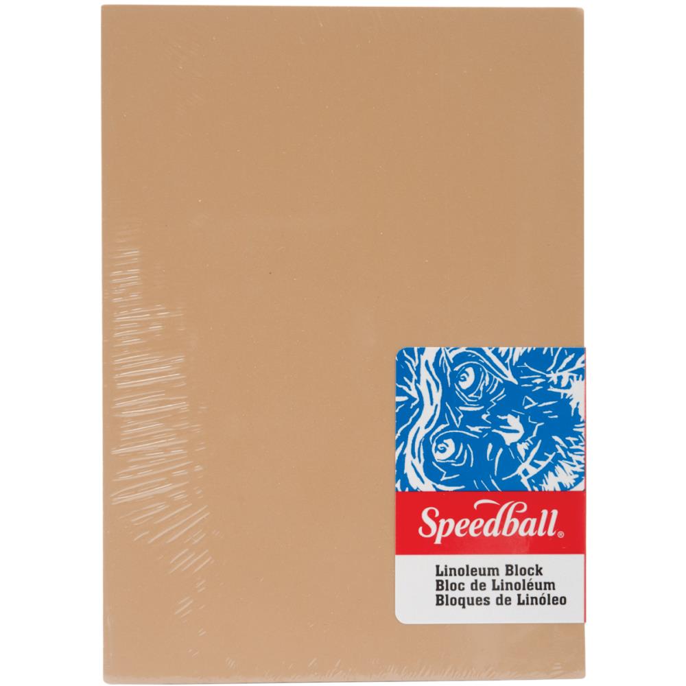 Speedball Tan Linoleum Carving Block