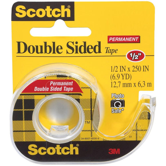Scotch Double Sided Permanent Tape .5