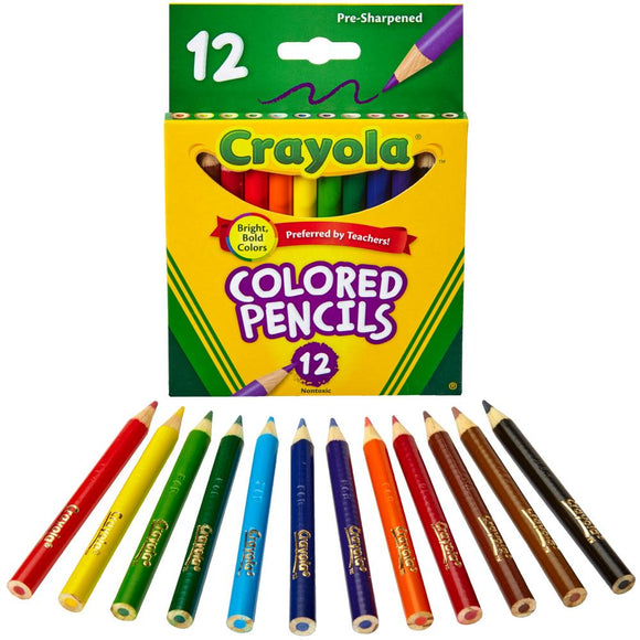 Short Colored Pencils (12 pack)