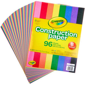 Crayola Construction Paper Pad 9"X12" (96/pkg)
