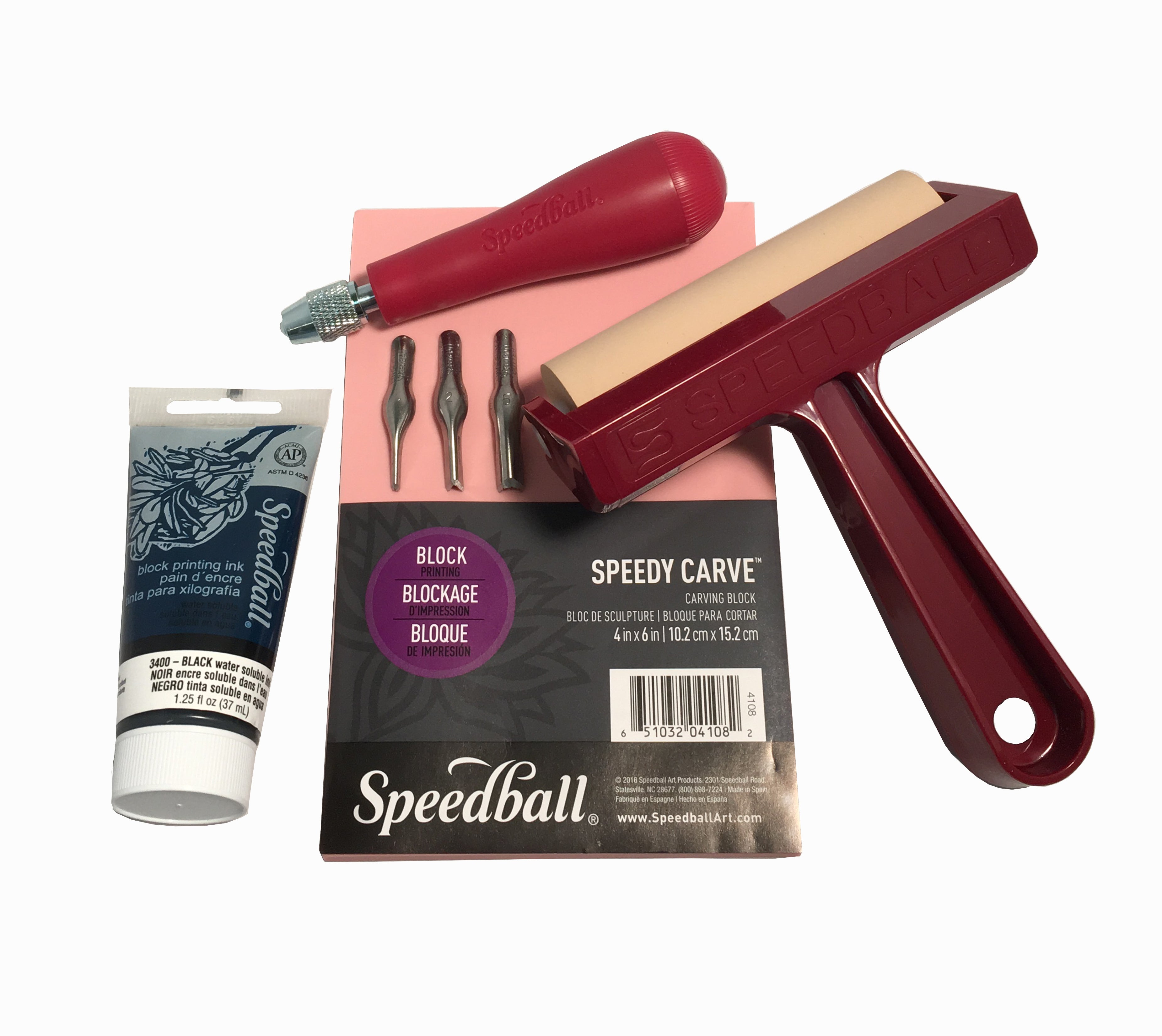 Speedball Super Value Block Printing 7 Piece Starter Kit