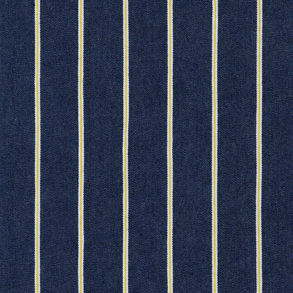 Cotton Tencel Denim Stripe 5.8oz